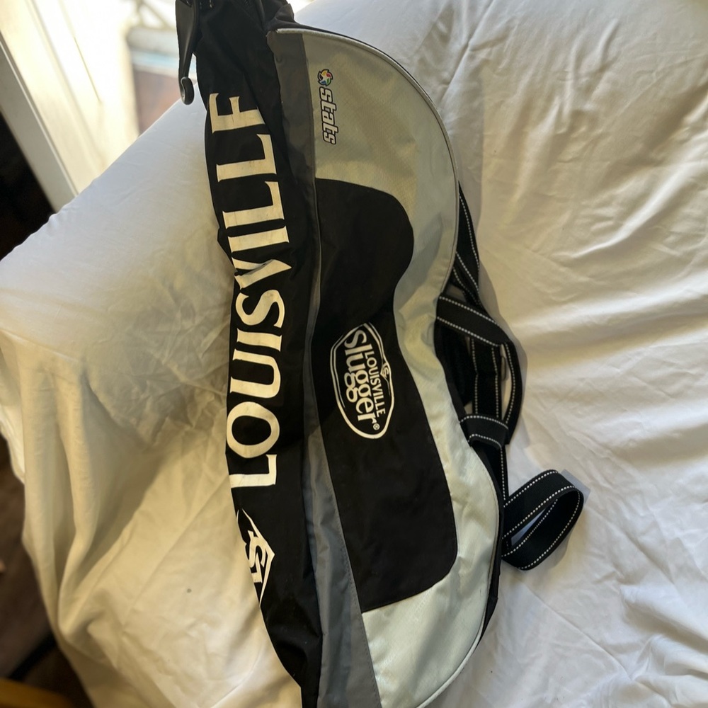 Black and Gray Baseball bag